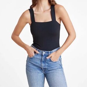 NEW Nuuds Black Bodysuit S